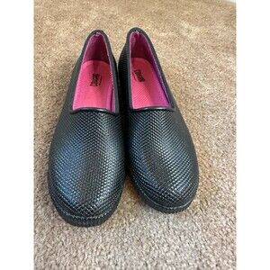 COUGAR RUBY RAIN SHOE BLACK SNAKE WOMEN'S SIZE 8